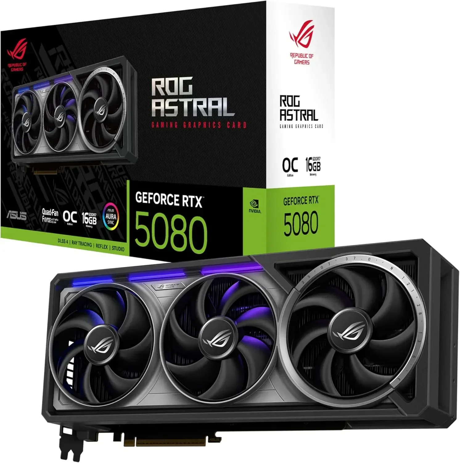 Astral RTX 5080 OC Edition gra - Rtx 5080 16Gb recensie en prijs